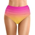 thumbnail image 1 of Bathing Suit Bottoms for Women High Waisted Tummy Control Bikini Bottom Ruched Full Coverage Swimsuit Bottom, 1 of 5