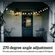 thumbnail image 4 of Light Ball Solar 100LM String Light Impermeable Decoración Lámpara Cadena, Blanco, 1.8cm, Solar 8 Modos, 9.5m, 50LED Guardurnaity HA006260-06, 4 of 7