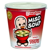 Marukome Instant Miso Soup SE33Cup Tofu, 0.32 Ounce (Pack of 6)