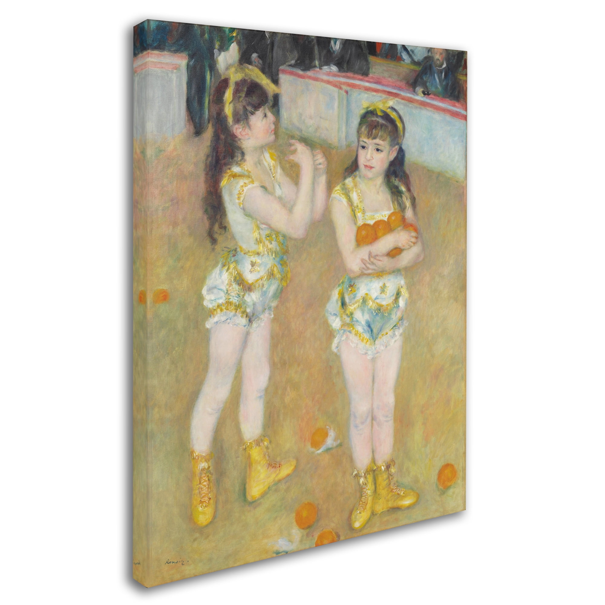 Trademark Fine Art 'Acrobats At The Cirque Fernando' Canvas Art by Renoir