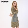 thumbnail image 7 of Wrangler Women's Flap Crossbody Purse, Vintage Floral Print Shoulder Bag with Chain Strap, Tan, 7 of 7