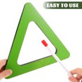 thumbnail image 3 of EeaseCA 1 Set Kids Triangular Hand Drum Percussion Drum Musical Orff Percussion Instrument with Drum Stick, 3 of 8