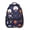 Basketball and Star, variant on Basketball and Hoop Black Pattern Backpack for School, Cute School Bag with Adjustable Shoulder Straps and Padded Back, 15.3"x11"x6.7"