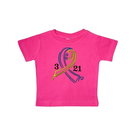 

Inktastic Down Syndrome Ribbon 3 21 Gift Baby Boy or Baby Girl T-Shirt