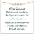 thumbnail image 2 of 1 Gold Set With Blue Diamond Ladies Family Simple BraceletThe Best Gift for A Loved One, 2 of 8