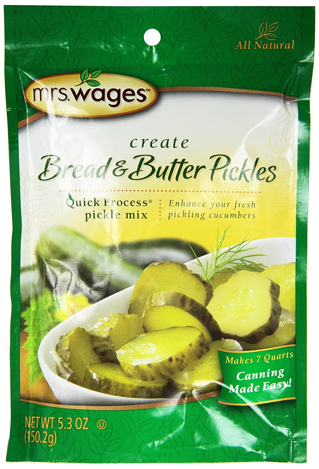 Mrs Wages Bread and Butter Pickles Quick Process Mix (VALUE PACK of 6