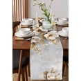 thumbnail image 3 of Table Runner Tulip Table Decoration for Kitchen Dinning Abstract Watercolor Flower Table Decoration for Indoor Outdoor Party Wedding Decor 13x90inch, 3 of 7