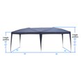 thumbnail image 3 of Barara King Canopy Tent, Tents for Parties, Outdoor Canopy Sun Shade Shelter, 3 x 6m Home Use Outdoor Camping Waterproof Folding Tent with Carry Bag Blue, 3 of 14