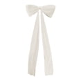 thumbnail image 1 of CY5O5ee 71inch Large Bow Tree Topper Christmas Decoration Xmas Tree, Mantel, Wall Decorative Bow Party Festive Ribbon Ornament for Living Room, Entryway, 1 of 9