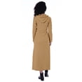 thumbnail image 4 of Moomaya Womens Long Sleeve Pullover Hoodie Maxi Dress Pockets Casual Long Dresses, 4 of 7