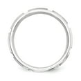 thumbnail image 2 of SS 8mm Polished Fancy Band Size 8 in Sterling Silver, 2 of 3