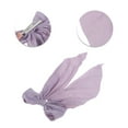 thumbnail image 3 of Unique Bargains 1 Pc Grace Bow Ribbon Duckbill Hair Clips for Home Purple, 3 of 5