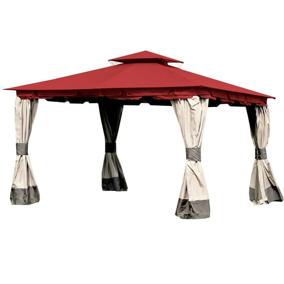 Garden Winds Replacement Canopy Top Cover for the Monterey Gazebo - Cinnabar