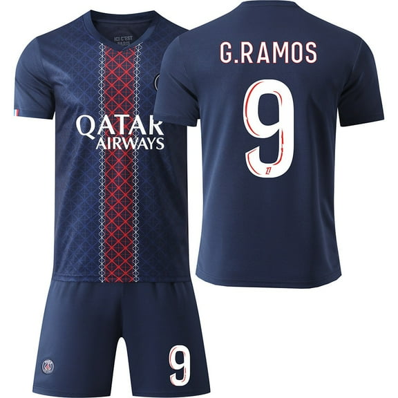 Kids Soccer Jersey NEW Boys Football Uniforms For Fan Shirt Short Youths Girls Outfit Sets Size 7-9y
