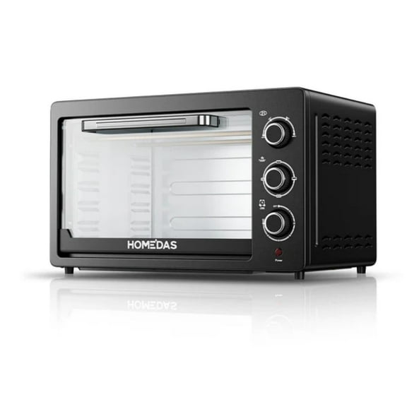 38L Smart Multi-Function Countertop Toaster Oven & Pizza Maker Large 4-Slice Capacity, Stainless Steel