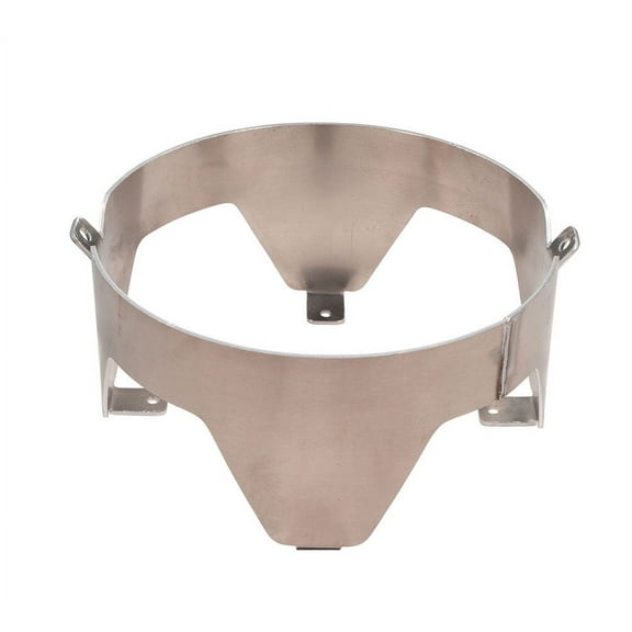 Horizontal 4 Gallon Aluminum Trash Can Brackets Mount for Truck & Trailers - Carriers Mounting Holder for Galvanized Trash Can 8-1/2"