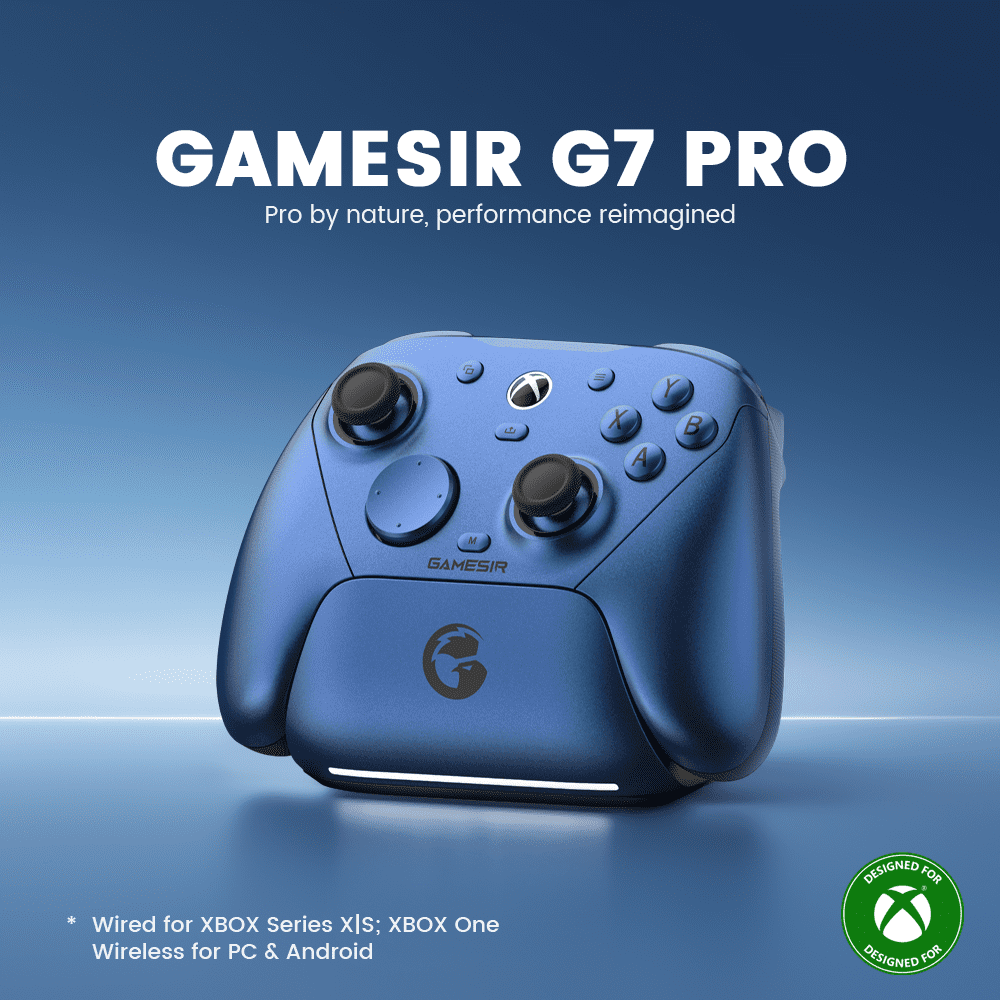 GameSir G7 Pro Tri-Mode Wireless Wired Controller for Xbox, PC