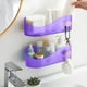 thumbnail image 4 of Fiudx Estante Transparente, Organizador de Baño Que Ahorra Espacio, Estante de Almacenamiento de Pared, Práctico Diseño de Gancho, Multiusos, Ideal para El Baño En Casa, Viajes., 4 of 6