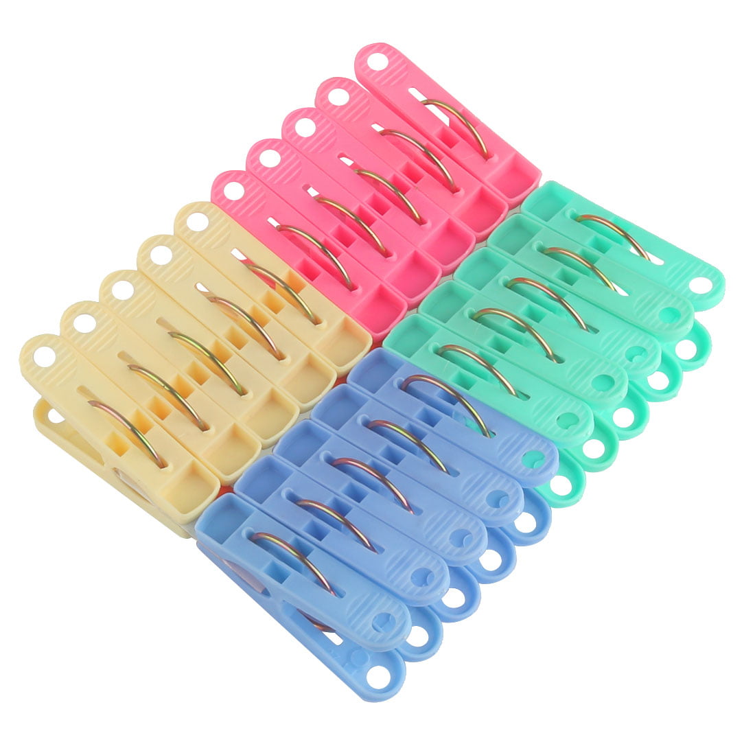 60PCS Plastic Small Clips Clothespin Windproof Sock Bra Clothes Laundry Clips 