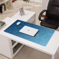 thumbnail image 2 of White Solid Line and White Dashed Line Blue Bottom Graph desk Mouse Padwaterproof,rubber+multispandexwashable Line Series Gaming Mouse PadDesk Pad for Office Home Game 31.5x15.7inches, 2 of 7
