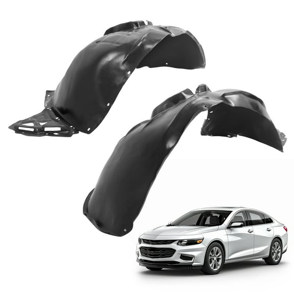 KOJEM Fender Liner For 2016 2017 2018 Chevrolet Malibu Front Driver & Passenger Side Without Insulation Foam Replacement for 84062808