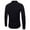Black, variant on Fesfesfes Long Sleeve Shirt for Men Personality Casual Slim Fit Long Sleeve Top Blouse Shirt Under $10