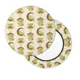 thumbnail image 2 of Easygdp Frogs Print Easy To Install Bar Stool Covers&Stool Covers Round&Elastic Stool Cover, Barstool Covers,Washable&Bottom With Elastic Edge-14 inch, 2 of 7