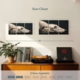 thumbnail image 4 of Elephant Stock Loyal Dog Wall Art - Horizontal Multi Panel Canvas - Living Room Wall Decor - Animal Multi Panel - Brown And White Decor - 26" x 12", 4 of 8