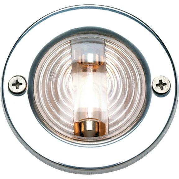 Seachoice 05391 3" Transom Light with Stainless Steel Flange
