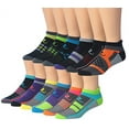 thumbnail image 3 of Ronnox Men's 12-Pairs Low Cut Running & Athletic Performance Socks Medium/Large MRLT02-AB, 3 of 3