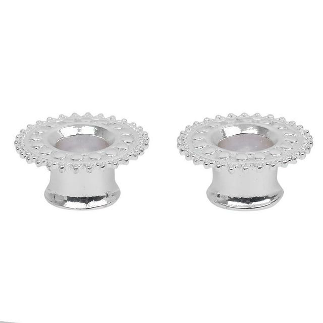 1 Par Enchufe de Oído Medidores de Carne de Hueco de Flor Aretes Cortos de Perno Prisionero de Cobre de o de Color Bronce 12mm