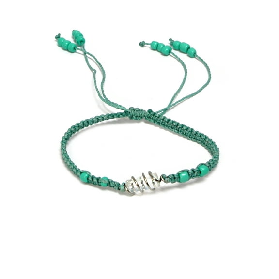 Wire Wrapped Clear Quartz Crystal Healing Gemstone Macramé Braided String Adjustable Pull Tie Bracelet - Handmade Jewelry Boho Accessories