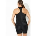 thumbnail image 2 of Swimsuits for All Chlorine Resistant Racerback Tankini Set With Bike Short, 2 of 4