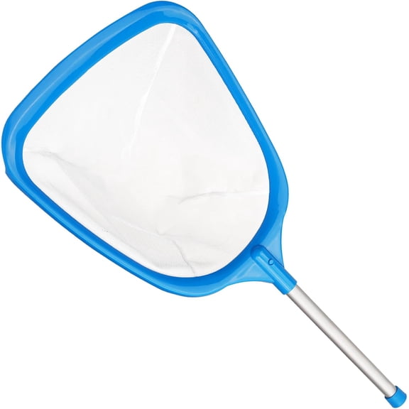 Hot Tub Skimmer Spa Net with 12'' Aluminum Pole Ultra Fine Mesh Net Handy Leaf Skimmer for Small Above Ground Pools Pick Up Fine Debris Lightweight Net