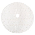 thumbnail image 5 of Saro Lifestyle Embroidered Tree Skirt With Sequined Design Burgundy 54", 5 of 5