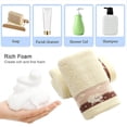 thumbnail image 4 of Laklulu Juego de toallas de mano de 2 toallas decorativas suaves de baño de algodón estampadas para lavado de cara, 4 of 6