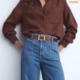 thumbnail image 3 of WHIPPY Women Leather Belt with Automatic Buckle Ladies Ratchet Leather Belts for Jeans Dresses Pants, 3 of 7