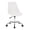 White, variant on Scranton & Co Mod-Inspired Office Chair in Teal Blue - Chrome Base