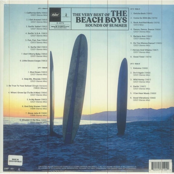 The Beach Boys - Sounds Of Summer (2LP)(Slipmat)