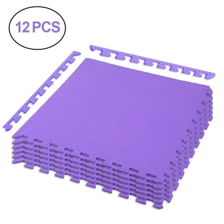 48 1200 Sq Ft Interlocking Eva Foam Floor Puzzle Work Gym Mats