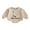 Beige, variant on BemeyourBBs Infant Baby Boy Girl Silly Goose Outfits Long Sleeve Bubble Romper Oversized Sweatshirt Goose Letters Embroidery Crew Neck Bodysuit Cute Newborn Fall Winter Spring Clothes