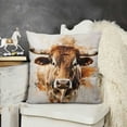 thumbnail image 2 of YINGXI Pillow Cover, Cover Decor Country for and Home Decor Pillows Cover,Flannel Cushion Cover for Couch Sofa Bed 12x12in, 2 of 5