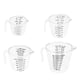 thumbnail image 5 of 4 piezas Tazas medidoras Jarras medidoras Ligeras Café Leche Transparentes Duraderas establecer un, 5 of 9
