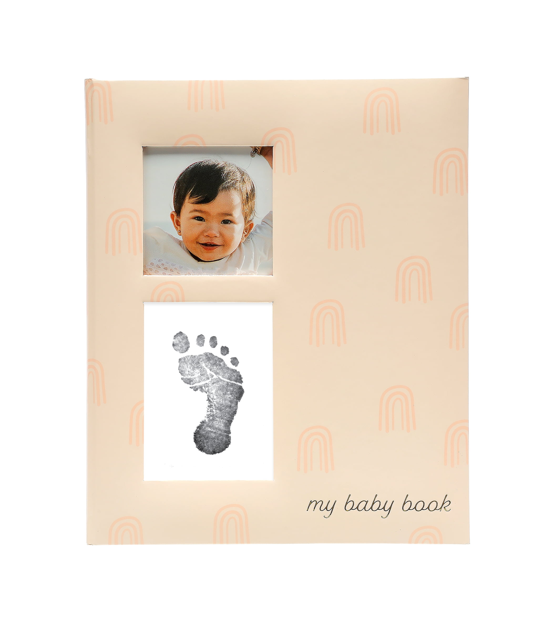 Baby Boy Memory Keepsake Book Footprint Touch Pad Photo Album Journal Record 