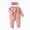 A43--Pink, variant on 3-6 Months Infant One-Piece Romper Girls Romper Infant Boys Baby Headband 2PCS Ribbed Outfits Jumpsuit Set Footed Boys Romper&Jumpsuit Pink Newborn Gift