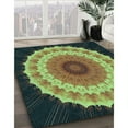 thumbnail image 2 of Ahgly Company Indoor Rectangle Patterned YellowGreen Area Rugs, 8' x 12', 2 of 6