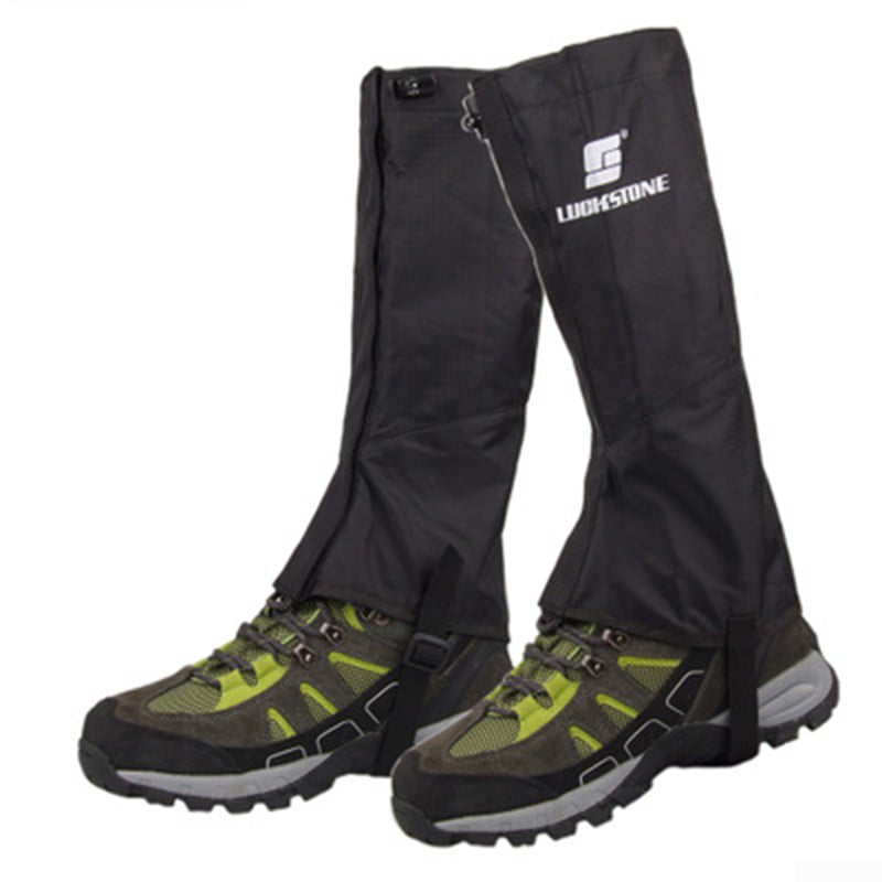 show original title Details about   Boot Hiking Climbing Leggings Trekking Gaiters Black Gators P0I2 Waterpr H2F2 