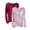 Pink--tunic tops for women loose fit dressy, variant on 2 Pack Long Sleeve Shirts for Women with Built in Bras Wireless Cotton Modal Tops Plus Size Scoop Neck Basic Shirt Solid Color Casual Layering Tshirts