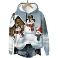 thumbnail image 5 of Jsaierl Christmas Hoodies for Women Plus Size Christmas Graphic Sweatshirt Loose Fit Pullover Sweater Tops Round Neck Tunic Long Sleeve Shirts Christmas Clothes, 5 of 9