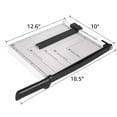 thumbnail image 2 of Paper Cutter Guillotine Style 12" Cut Length x 10" Metal Base Trimmer, 2 of 6